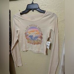 Billabong long sleeve top size medium